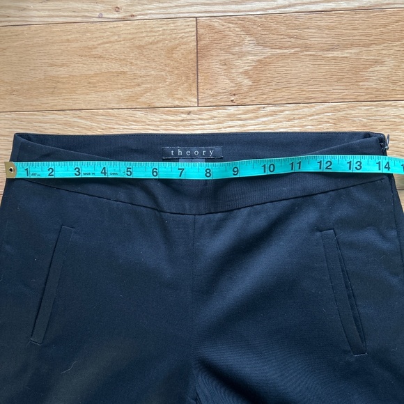 ❤️ Theory black 97 % virgin wool wide leg pants ❤️ - Picture 4 of 6